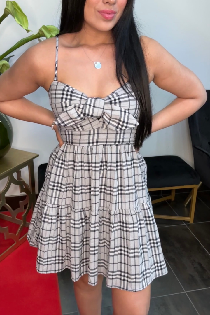 Plaid For You Mini Dress
