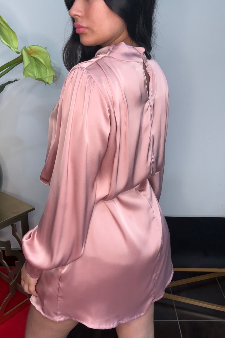 Luxurious Life Satin Midi Dress