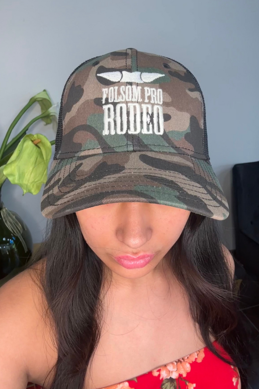 Folsom Pro Rodeo Camo Hat