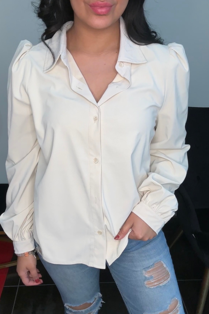 Smooth Intentions Button Down Top