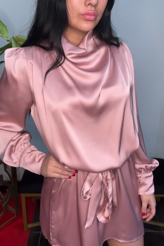 Luxurious Life Satin Midi Dress