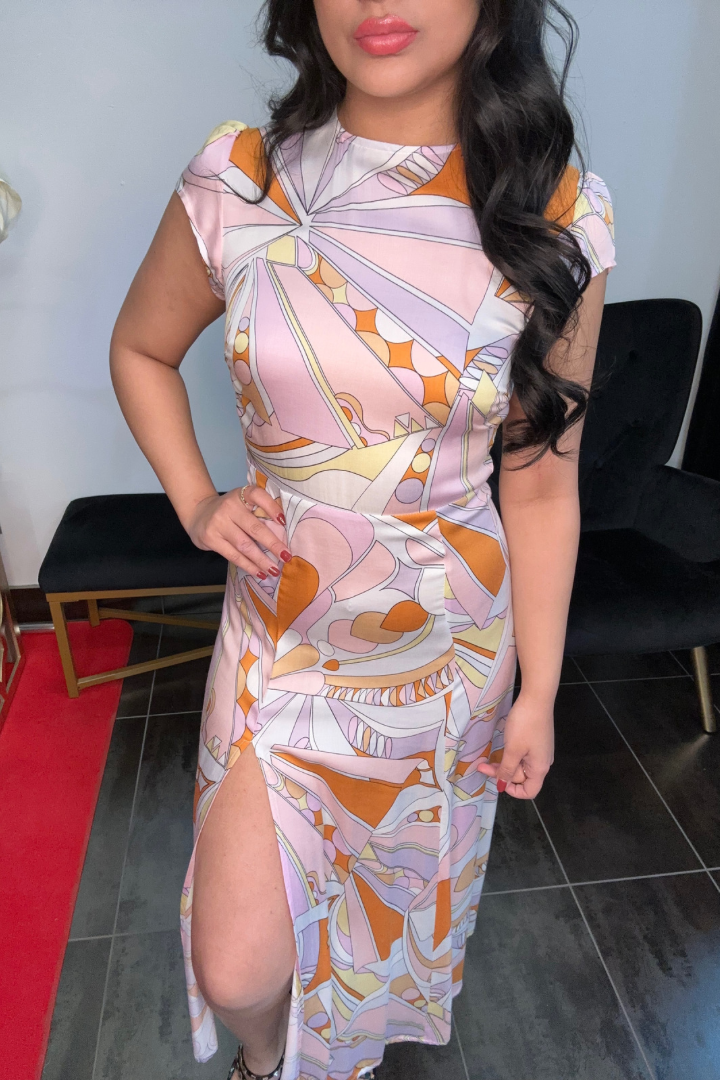 Let’s Grab Brunch Midi Dress