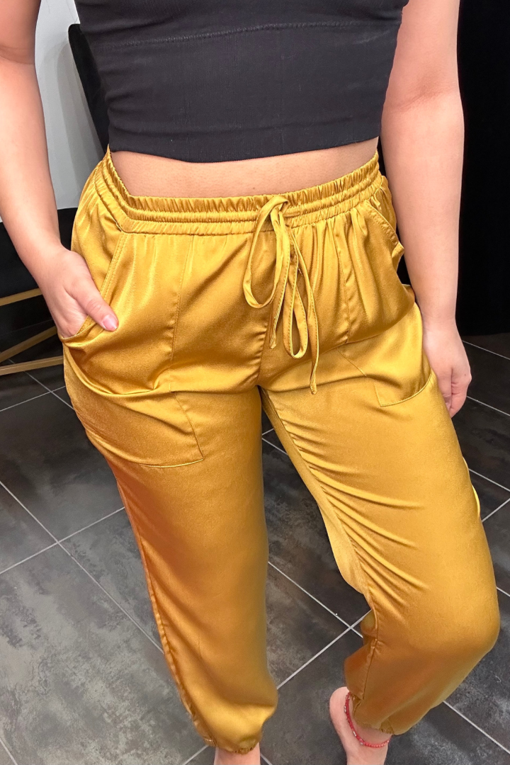 What a Feeling Satin Pants