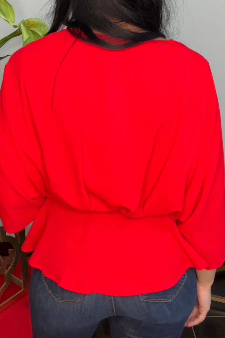 Endless Love Pleated Blouse