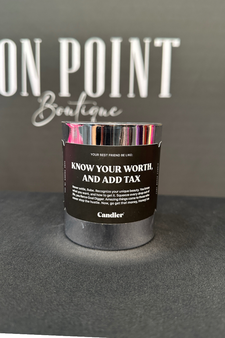 Know Your Worth Candle
