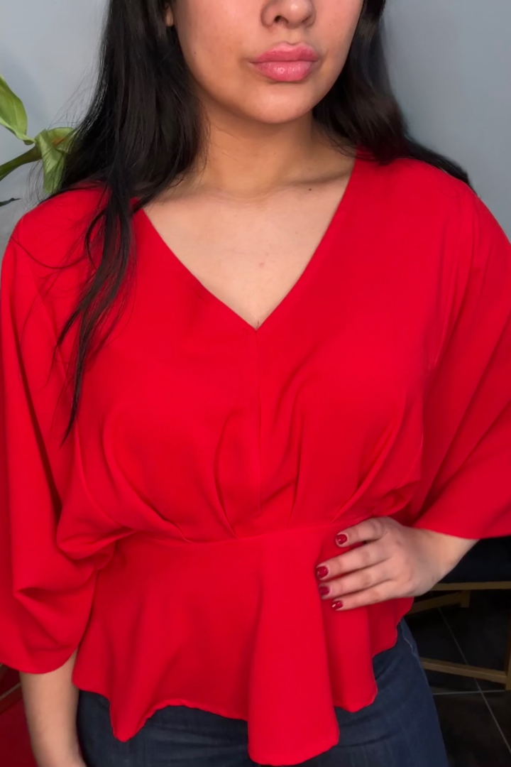 Endless Love Pleated Blouse