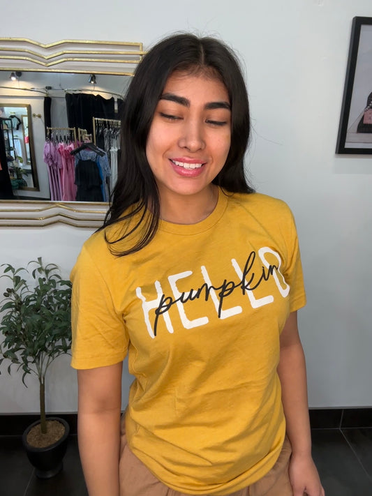 Hello Pumpkin Graphic Tee