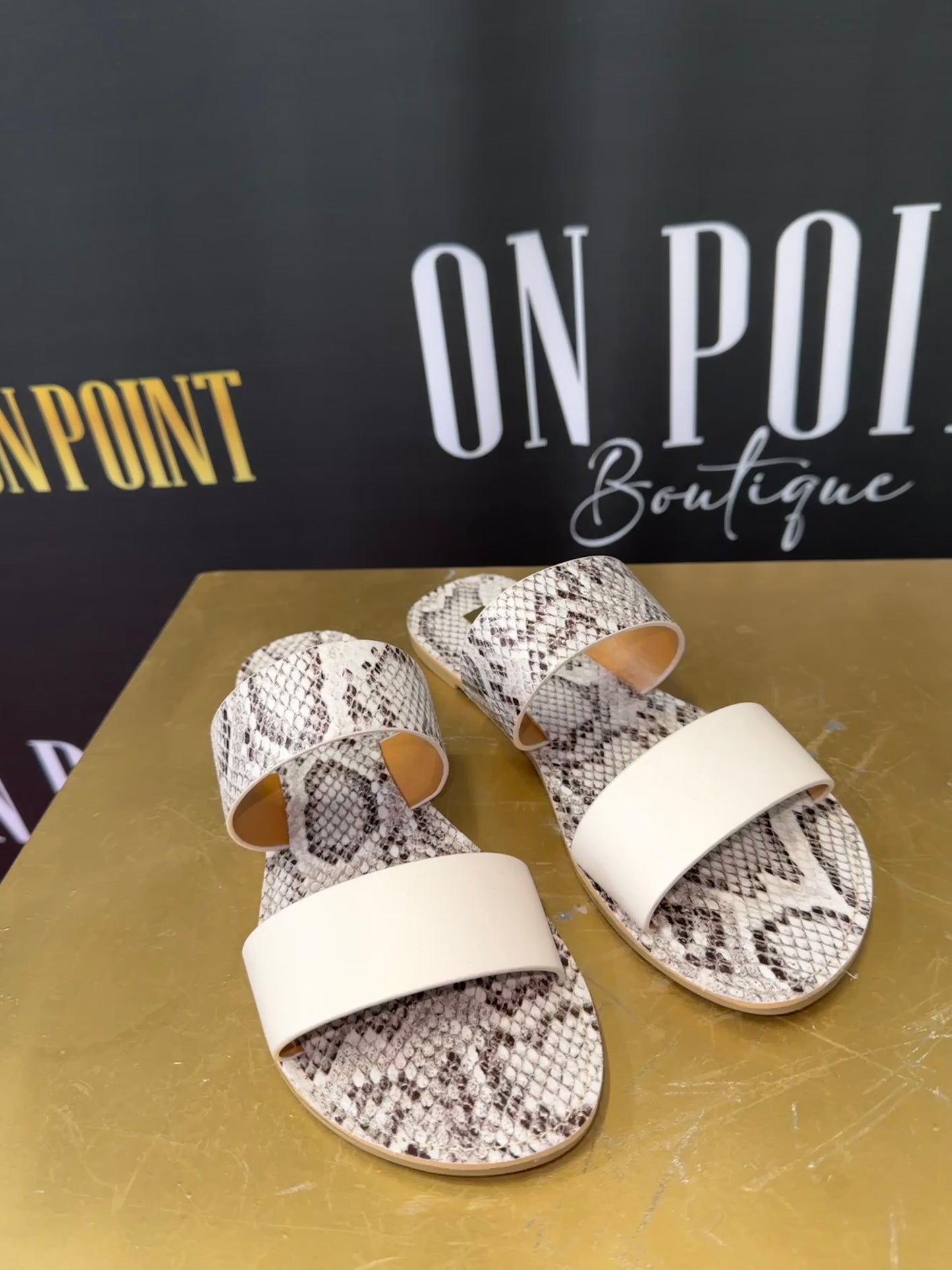 Resort Vibes Double Band Sandals