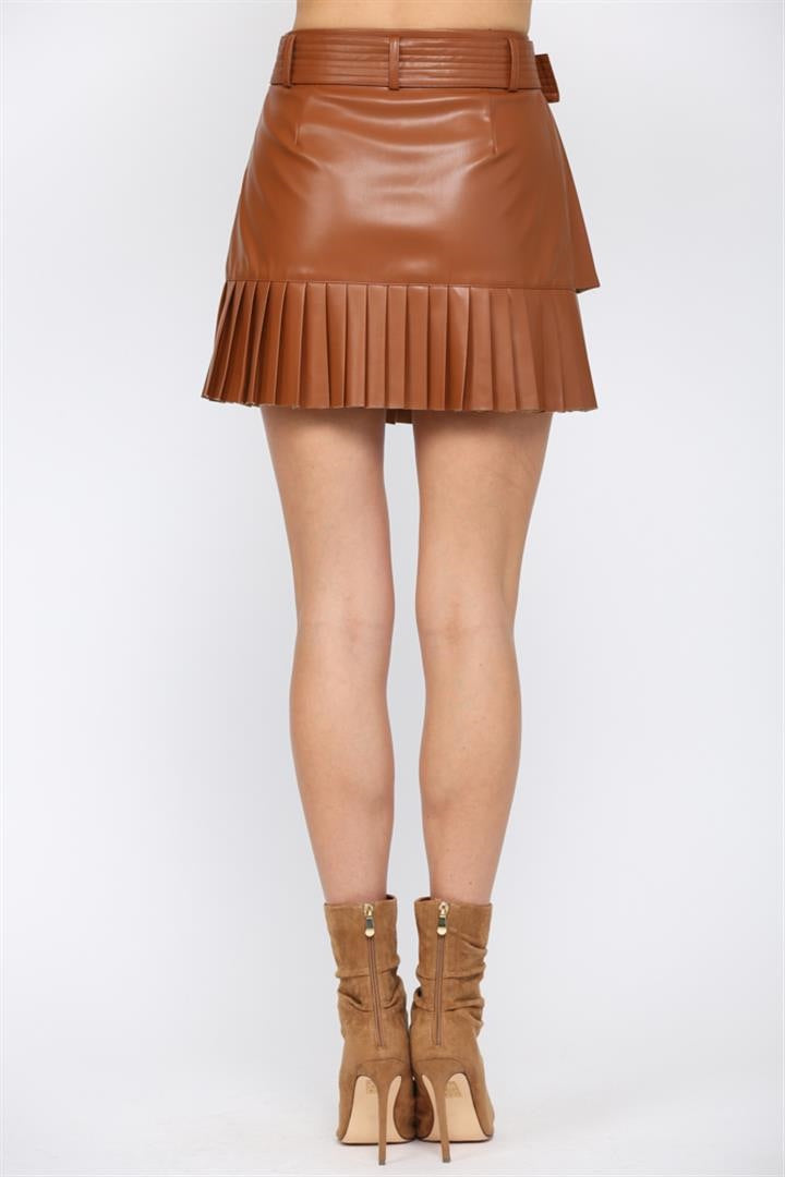 Picture Perfect Leather Skirt