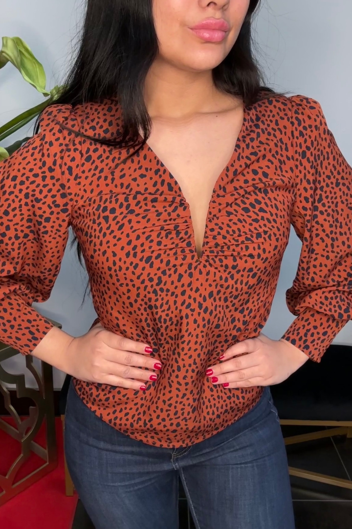Coffee Date Blouse