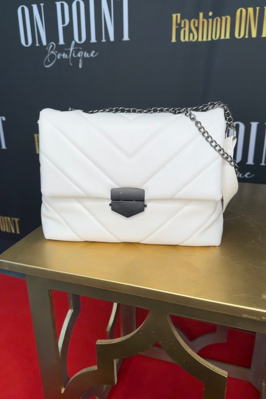 White Handbag