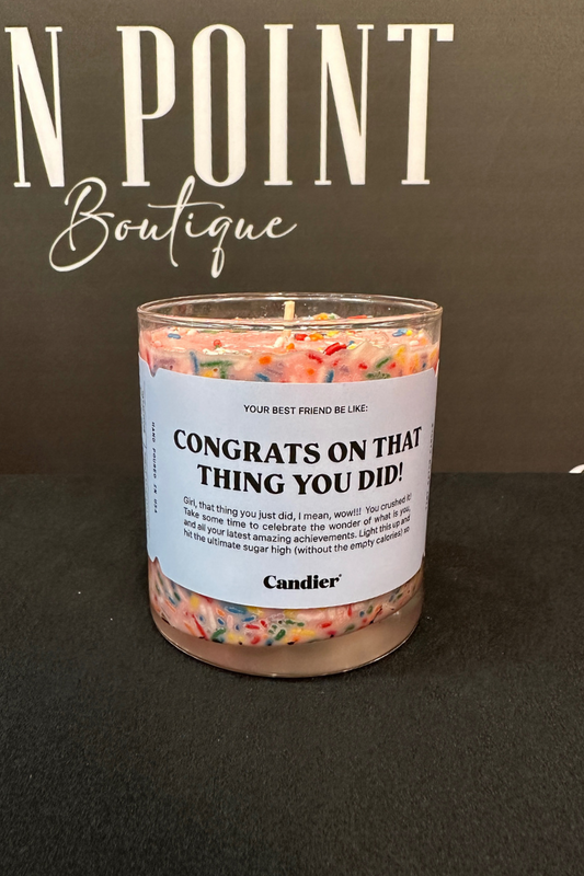 Congrats Candle
